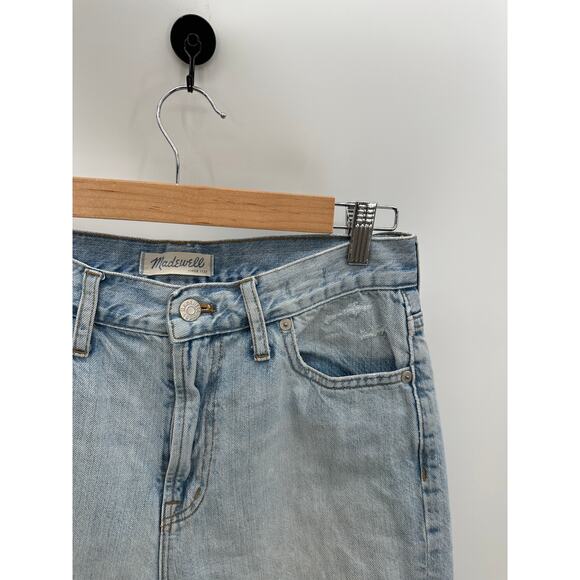 Madewell Light Wash Perfect Summer Jean Denim 100% Cotton Womens Size 29 - Picture 5 of 9
